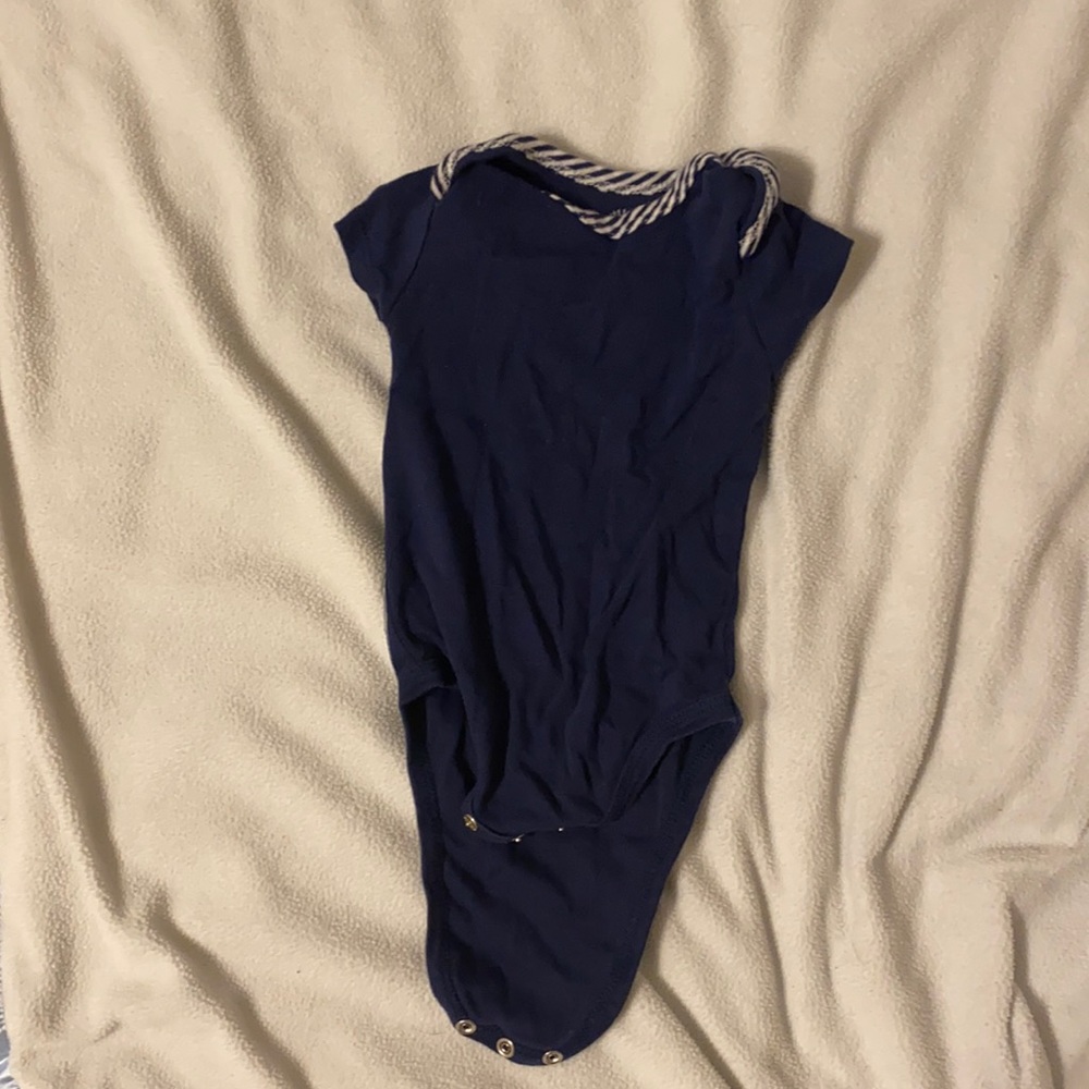 Navy blue onesie